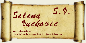 Selena Vučković vizit kartica